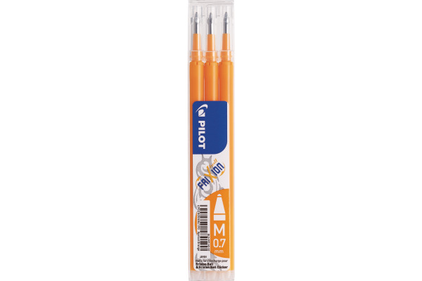 PILOT FriXion Refill 0.7mm BLSFR7AO apricot-orange 3 Stück
