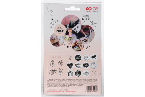 COLOP Textstempel 154849 Little NIO Handmade DE