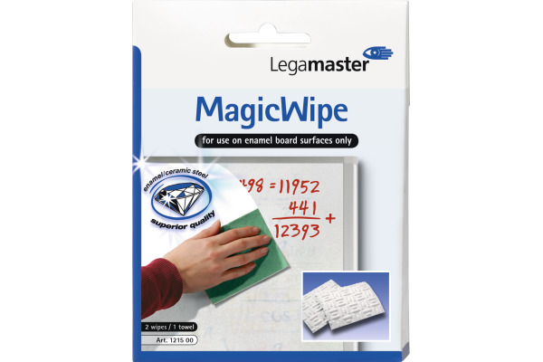 LEGAMASTE Whiteboard -Tücher Magic Wipe 7-121500 3 Tücher