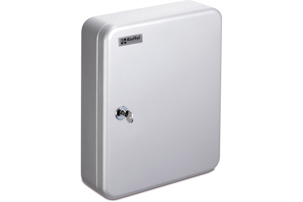 RIEFFEL Schlüsselkasten KyStor grau A15613 32x24x8cm 42 Haken