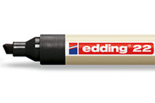EDDING Permanent Marker 22 1.0-5.0mm 22-1 schwarz