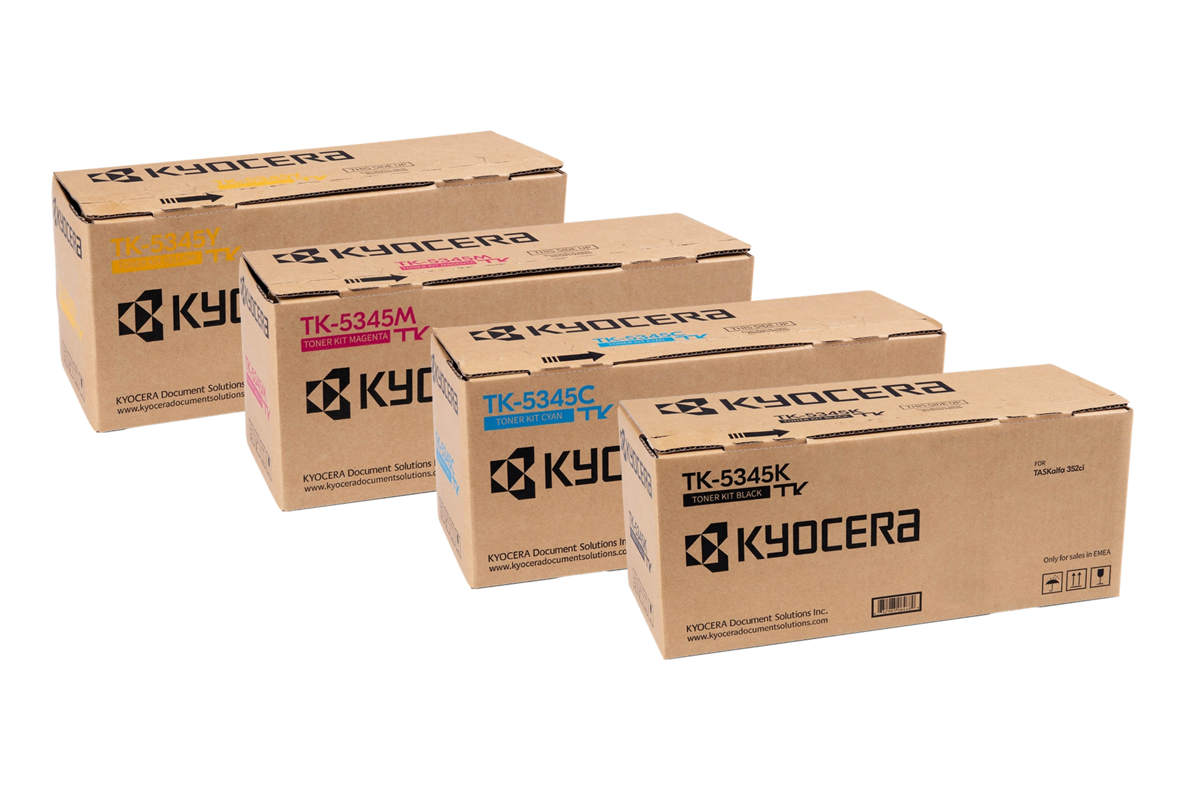 Original KYOCERA TK-5345 SET Multipack / Set mit allen vier Farben