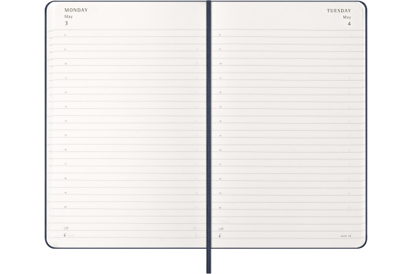 MOLESKINE Agenda Classic Large 2027 DHB2012DC 1T/1S saphir HC 13x21cm