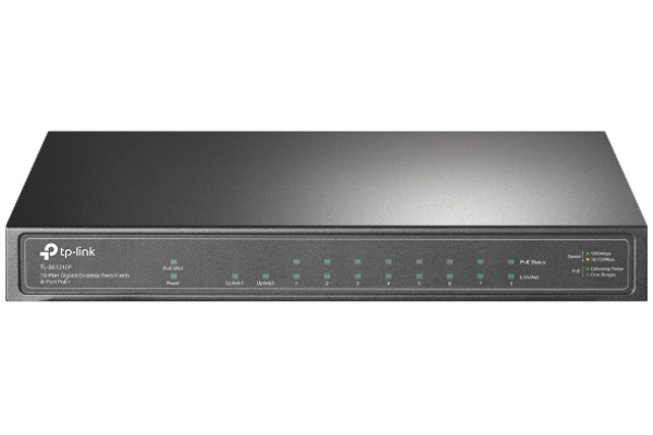 TP-LINK 10-Port Gigabit PoE+Switch TL-SG1210
