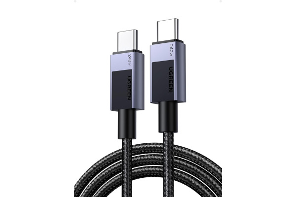 UGREEN Cable USB-C to USB-C, 240W 45067 PD,1m,Fast Charging ,Gray