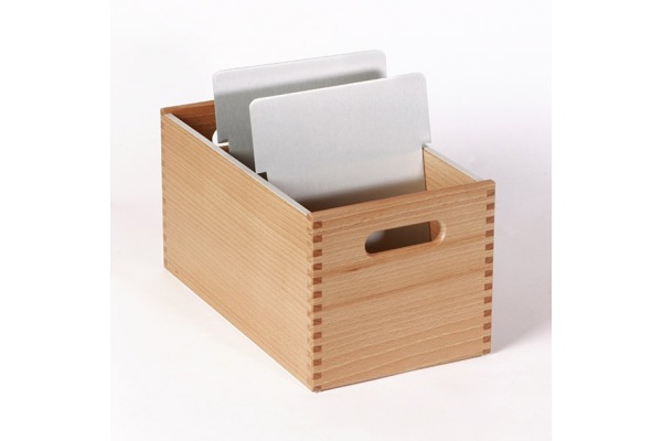 FLÜCK Karteikasten A5 hoch A5hoch/30 Buche Tiefe 30cm