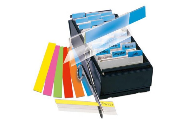 3L Kartenreiter bedruckt 10x150mm 10502 PET selbstklebend bunt 5 Stück
