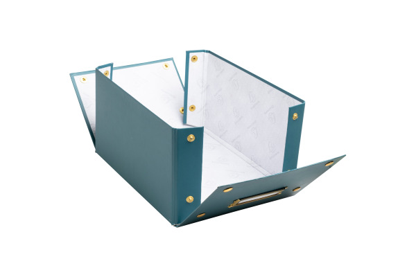 EXACOMPTA Aufbewahrungsbox Neo Deco A5+ 62253E entenblau 20x26x15cm