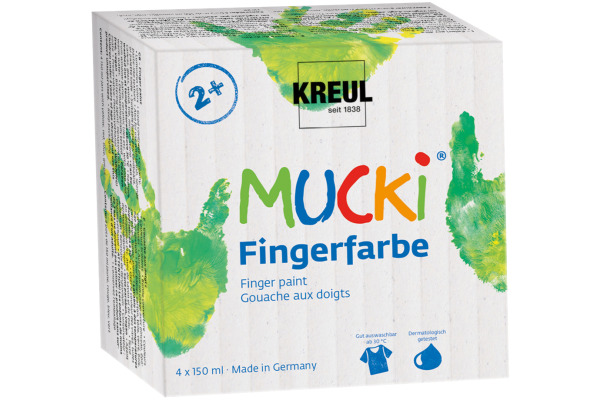 KREUL Fingerfarben 150ml KR-2314 4 Farben