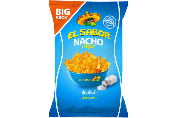 EL SABOR Nacho Chips Salted ES161  180g
