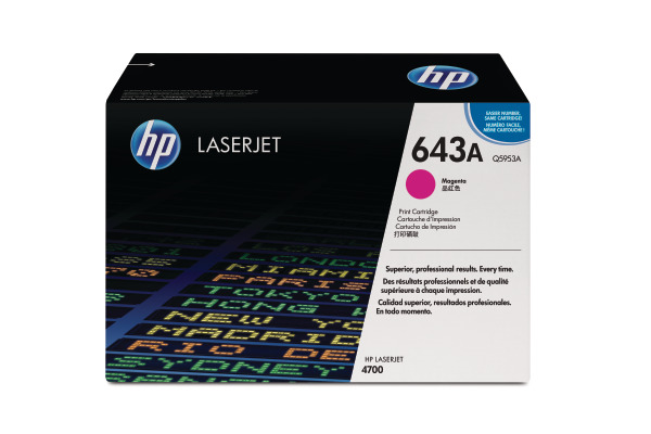 HP Toner-Modul 643A magenta Q5953A Color LaserJet 4700 10'000 S.