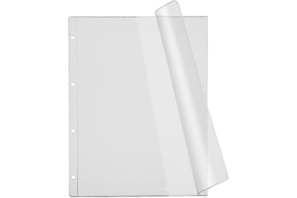 KOLMA Dokumentenhülle ExtraSolid A4 08.634.00 transp.,Deckelkl.4-Loch 10Stk.