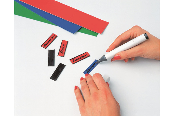 MAGNETOP. Ferrocard Etiketten 60x15mm 1286305 grün 115 Stück