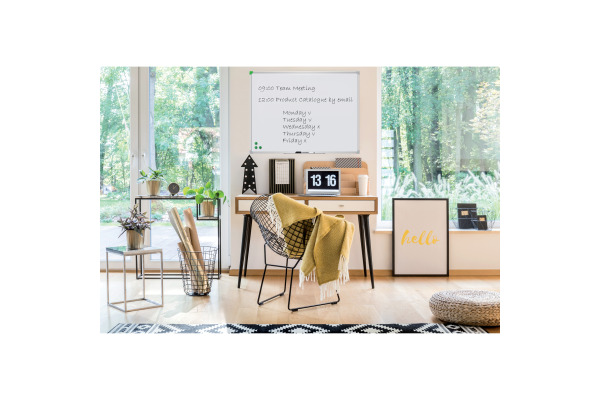 FRANKEN Schreibtafel 180x120cm SC911218 U-Act!Line Stahl lackiert