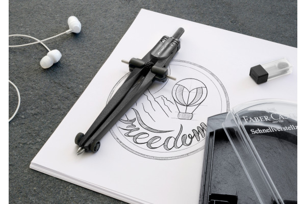 FABER-CA. Zirkel Stream 2019 174530 black stone