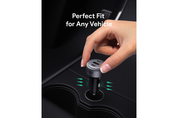 AUKEY Pathfinder PD Car Char. 66W CC-P1 3-Port,USB-A&C
