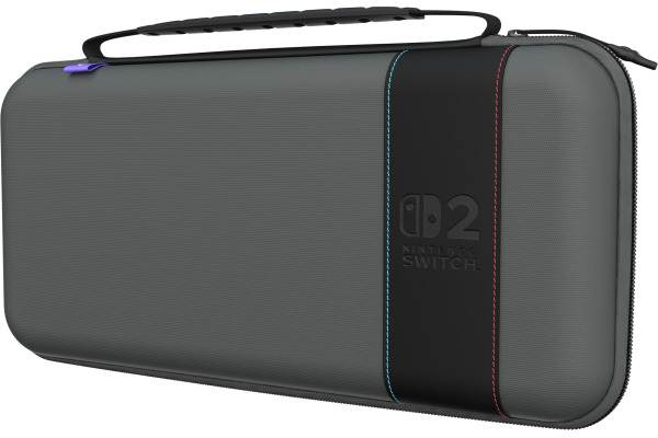 TURTLE B. PlayTrek Travel Case TBA-8202 NSW 2, Charcoal Black