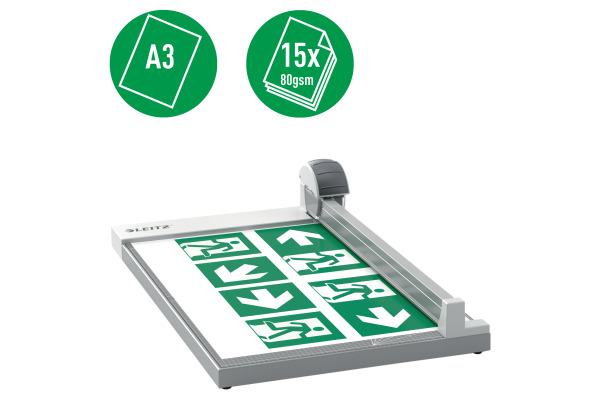 LEITZ Rollenschneidemaschine 90280000 Precision Office A3 / 15 Blatt