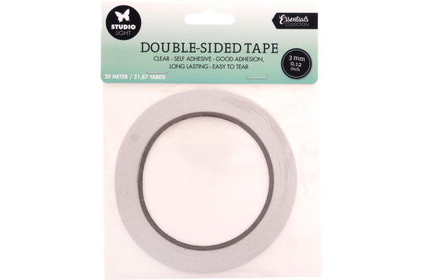 STUDIO LI Klebeband 0.3cm DATAPE01 doppelseitig 20 Meter
