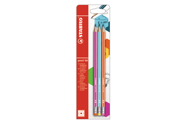 STABILO Bleistift 160 HB 160/02HB hellblau