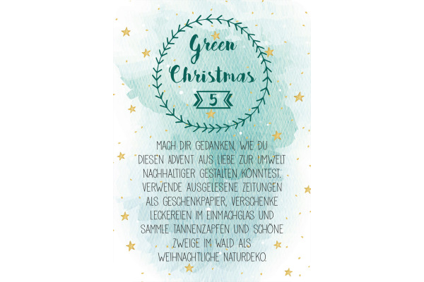 ARS EDITI Adventkalender 7.2x10.3cm 133601 24 Karmakärtchen