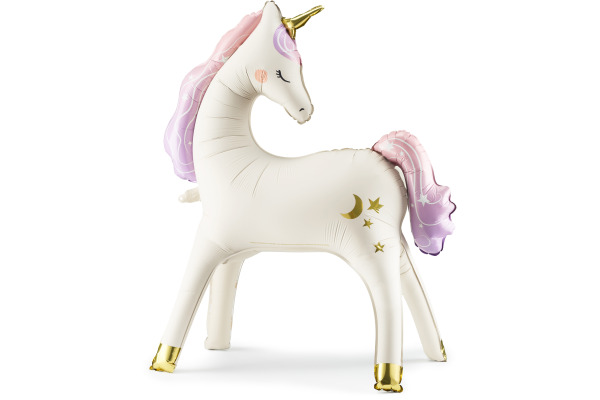 PARTYDECO Folienballon 95x86cm FB247 Einhorn