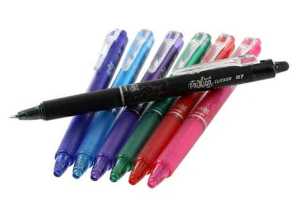 PILOT Frixion Clicker 0.7mm BLRT-FR7 schwarz,nachfüllbar, radierbar