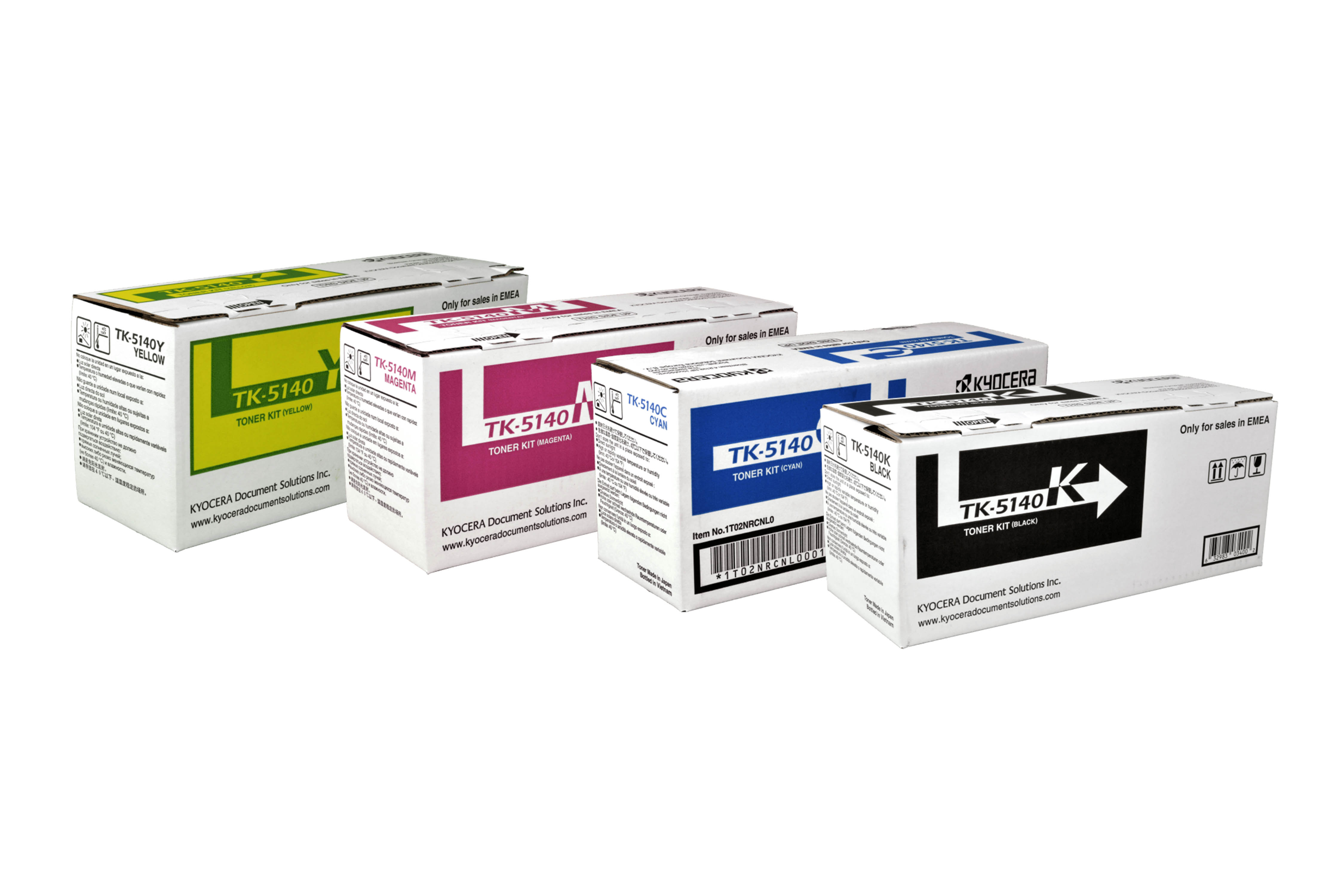 Original KYOCERA TK-5140 SET Multipack / Set mit allen vier Farben