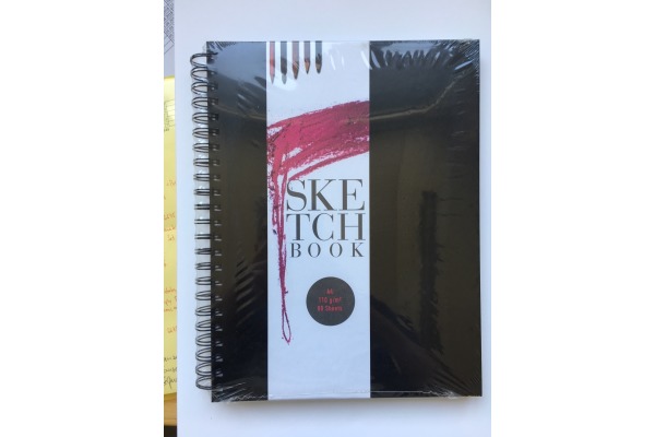 BAM4U.CH Skizzenbuch A4 6678A4 110g, perforiert 80 Blatt