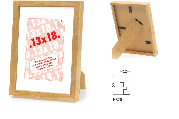 DEBEX Wechselrahmen 29.7x42cm 320.01 29 Eiche natur