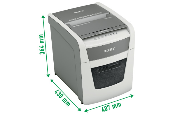 LEITZ Aktenvernichter IQ AF 80352000 Small Office 50, P-4, 20lt