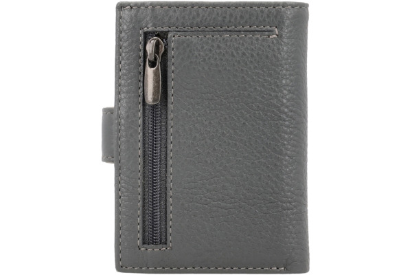 VALENTA Card Wallet Leather 588393 Luxe Grey