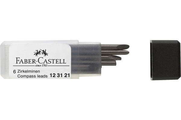 FABER-CA. Zirkelminen 25mm 123121 6 Stück, Dose