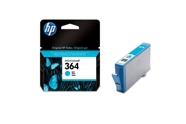 HP Tintenpatrone 364 cyan CB318EE PhotoSmart D5460 300 Seiten