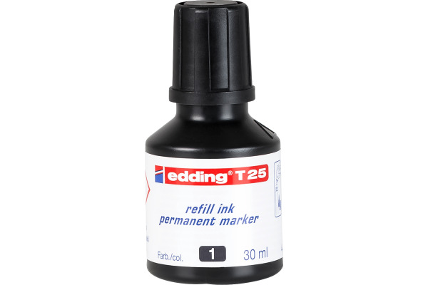 EDDING Nachfülltusche T25 T-25-1 schwarz 30ml