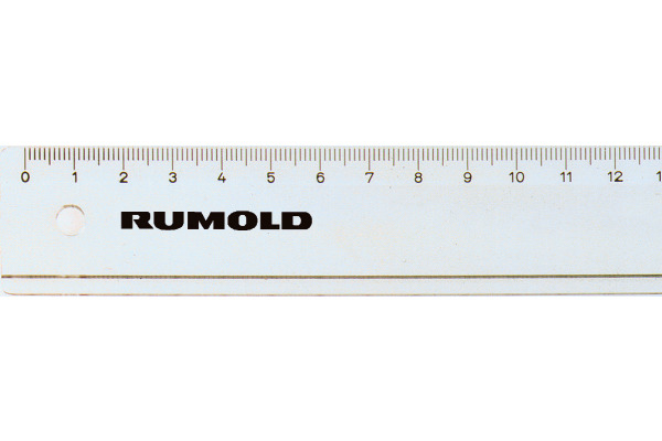 RUMOLD Schullineal 50cm FL42/50 transparent