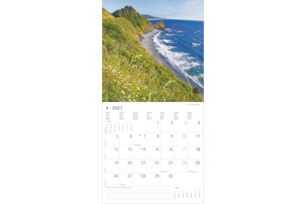 ALPHA EDI Bildkalender 2027 161055 Summer Dreams ML 30x30cm