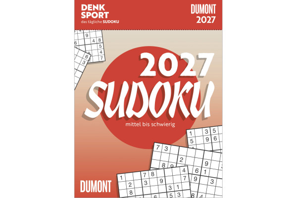 DUMONT Abreisskalender 2027 261480 Sudoku DE 11.8x15.9cm