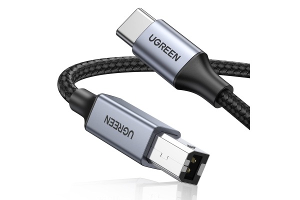 UGREEN Printer Cab. USB-C-USB-B 2.0 80808 3m,Black,BB