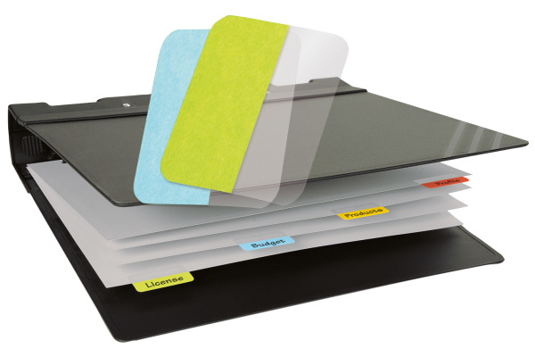 3L Registertabs 12x40mm 10512 PET sortiert 48 Stück