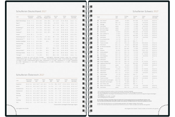RIDOIDE Agenda Design Line 2027 702140702 1W/2S Yoga DE 14.8x21cm
