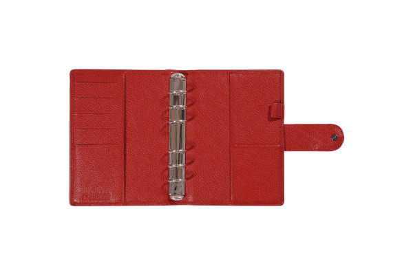 SUCCES Agenda Senior Ringbuch Cadiz 84536545U Leder rot 13x17.8cm