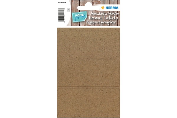 HERMA Etiketten Home 82x36mm 15754 aus Silphie-Papier 12 Stück
