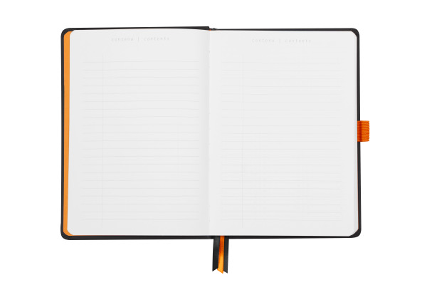 RHODIA Notizbuch Goalbook HC A5 118571C schwarz, dots 120 Blatt
