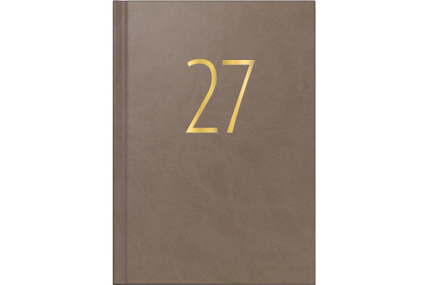 RIDOIDE Agenda Design Line 2027 702850301 1T/1S Browny DE 14.8x21cm