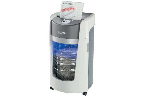 LEITZ Aktenvernichter IQ OptiMax 83602000 Office, P5, 35lt