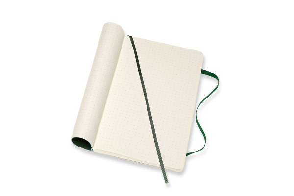 MOLESKINE Notizbuch Classic SC Large 853600042 myrtengrün, dots 240 Blatt