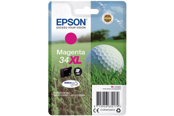 EPSON Tintenpatrone XL magenta T347340 WF-3720/3725DWF 950 Seiten