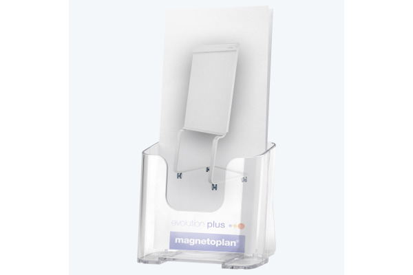 DEFLECTO Prospekthalter Standard 77501 transparent 1/3 A4