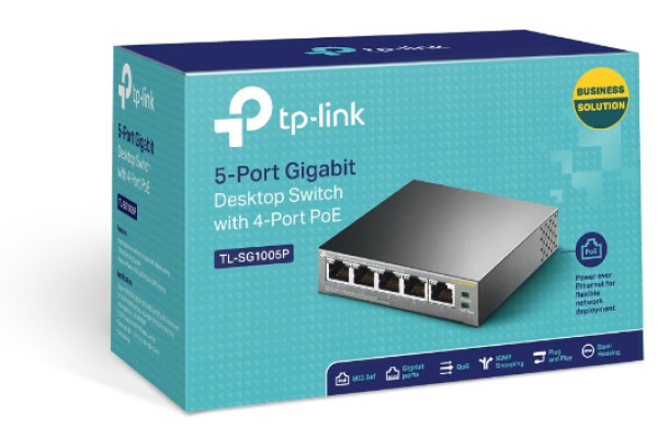 TP-LINK 5-Port Desktop Switch  TLSG1005P